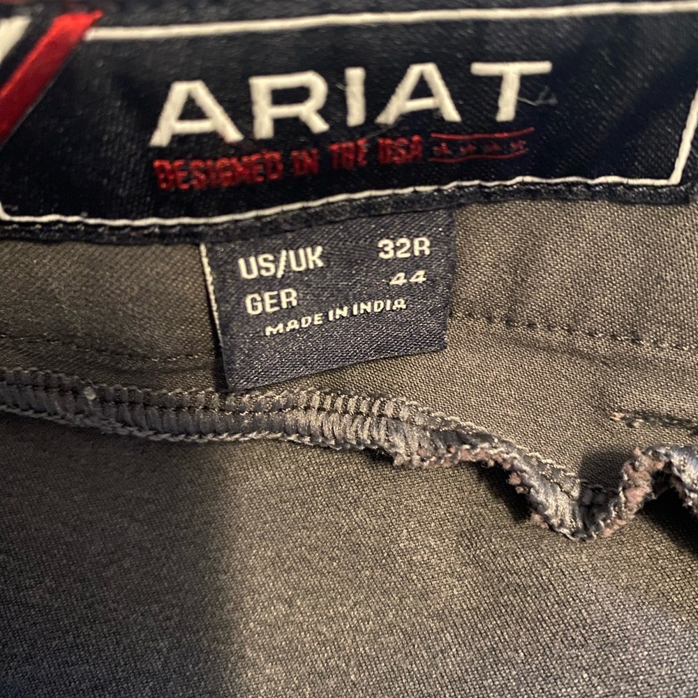 Grey Ariat Breeches low rise